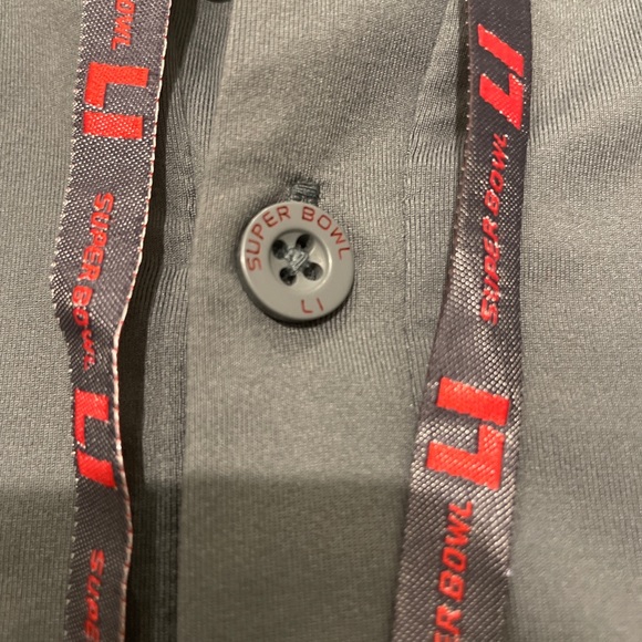 Super Bowl LI Gray Hoodie, HTX, Size Small, Patriots Vs Falcons - Picture 6 of 7